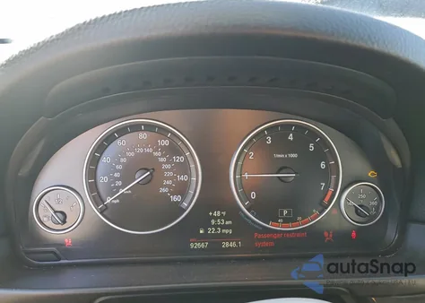 2013 BMW 528 I z USA, uszkodzony, nr VIN WBAXG5C5XDDY30673